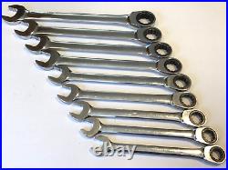 Cornwell Tools 9 Piece Metric Combination Ratcheting Wrench Set 12MM to 21MM