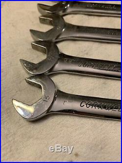 Cornwell Tools USA 10 Pc Metric Stubby 12 pt Combination Wrench Set 10mm to 19mm