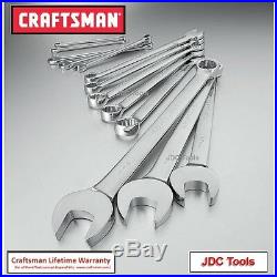 Craftsman 13 pc Polish Long Beam Metric Combination Wrench Set MM