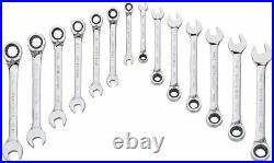 Craftsman 14 Standard SAE/Metric Reversible Ratcheting Combination Wrench Set