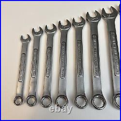 Craftsman 15 Piece Combination Wrench Set Metric Made In USA withBox 9-44186 NOS