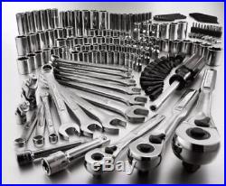 Craftsman 165 Piece Tool Set Mechanic Auto Kit Metric Ratchet Wrench Socket Top
