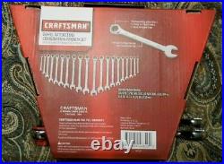 Craftsman 20 Piece Combination Ratcheting Wrench Set Inch/Metric 46820 Brand New
