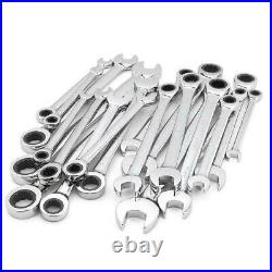 Craftsman 20 Piece Ratcheting Wrench Set Inch/Metric 46820 41220 Brand New