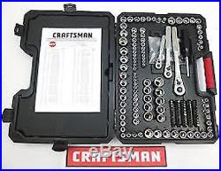 Craftsman 230 PC Mechanics Tool Set METRIC Wrenches Ratchet Socket SAE Standard