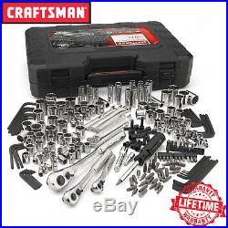 Craftsman 230 Piece Mechanics Tool Set, Alloy SAE & Metric Socket Wrench with Case