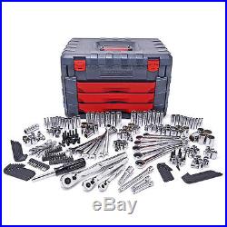 Craftsman 254 PC Mechanics Tool Set with 75 Tooth Ratchet Ratcheting Wrench NEW