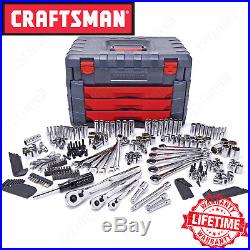 Craftsman 254-Piece Mechanic Tool Set with Case, 75 Tooth Ratchet Hand Wrench Kit