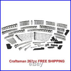 Craftsman 263 PC Mechanics Tool Set SAE METRIC Wrenches Ratchet Socket NEW