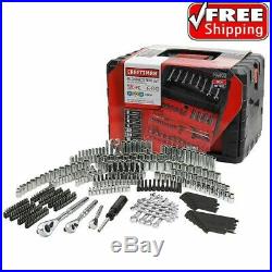 Craftsman 320 Piece Mechanics Tool Set With Case Wrenches SAE Metric 230 450 NEW