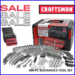 Craftsman 450 Piece Mechanic's Tool Set with 3 Drawer Case Box # 99040 320 230 NEW