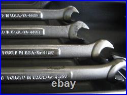 Craftsman 46935 VA series 26 pc SAE standard 12 pt combination wrench set withcase