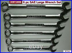 Craftsman 6 pc Extra Large Combination Wrench Set 1 5/16 to 15-16