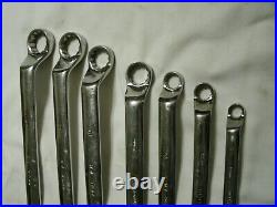 Craftsman 7pc polished double box end deep offset metric wrench set