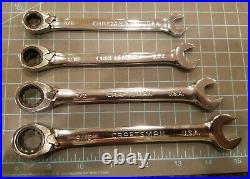 Craftsman 8 pc Reversible Ratcheting Wrench Set SAE/METRIC # 42505 NOS gw