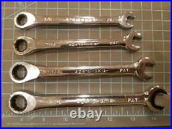 Craftsman 8 pc Reversible Ratcheting Wrench Set SAE/METRIC # 42505 NOS gw