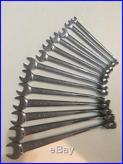 Craftsman Cross Force Metric MM Full Polish Large Combination Wrench Set 13 pcs
