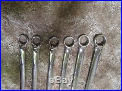 Craftsman Industrial 6pc Full Polished Metric Large Combination Wrench Set USA