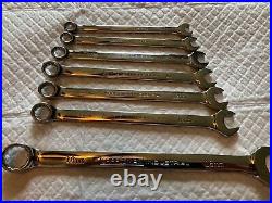 Craftsman Industrial 7-pc Metric Full Polish Combo. Wrench Lot