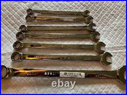 Craftsman Industrial 7-pc Metric Full Polish Combo. Wrench Lot