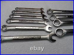 Craftsman Industrial SAE Combination Wrench Set USA NOS 6 pt, 7/16 to 1, 32797