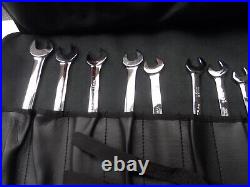 Craftsman Industrial USA NOS Full Polish Metric MM Wrench Set 14 pcs PN 24988