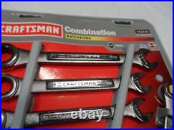 Craftsman MM Combination Ratcheting Wrench Set made USA NOS 8 pcs Part # 42445
