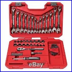 Craftsman Mechanics Tool Set 56 pc Universal Socket Wrench Ratchet Inch Metric