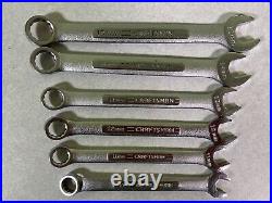 Craftsman Metric Combination 15pc Wrench Set 12pt 6mm-22mm USA Vintage
