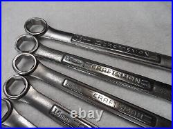 Craftsman Metric MM Combination Wrench Set, USA NOS, 6pt, 7 to 18 mm 12 pcs