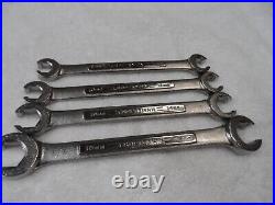 Craftsman Metric MM NOS Flare Nut Wrench Set, made in USA 4 pcs