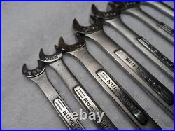Craftsman Metric MM Open End Wrench Wrench Set USA -VV- (6mm 24mm) 10 pcs