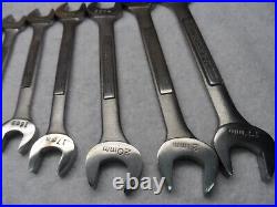 Craftsman Metric MM Open End Wrench Wrench Set USA -VV- (6mm 24mm) 10 pcs