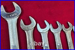 Craftsman Metric wrench set made in USA 14 PEICE. 24mm-7mm