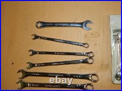 Craftsman PROFESIONAL Metric Combo Wrench Set 25 18 17 12 11 8 7 MIDGET Set LOT4