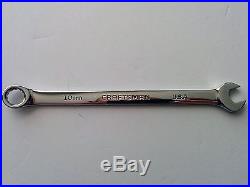 Craftsman Professional 10mm Metric Combination Wrench Full Polish USA NEW NOS