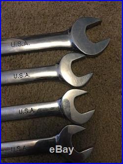 Craftsman Professional Full Polish Metric Wrench Set 7-30 MM 16 Piece USA MADE