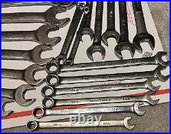 Craftsman Professional USA 1/4 1 1/8 7-19 +22 metric SAE Wrench Set