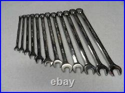 Craftsman Professional USA NOS Full Polish Metric MM Wrench Set 12 pcs (7-18mm)