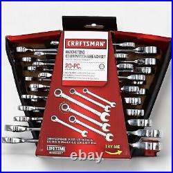 Craftsman Ratcheting Combination Wrench Set 20 Pieces