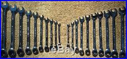 Craftsman Ratcheting Wrench Sets 10 SAE/Inch 1/4-3/4, 10 Metric/MM 6-18 or BOTH