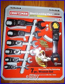Craftsman Short Stubby Locking Flex Ratching Wrench Sets Metric SAE USA