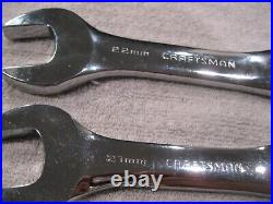 Craftsman USA 10pc Metric Stubby Combination Wrench Set -K- See Details