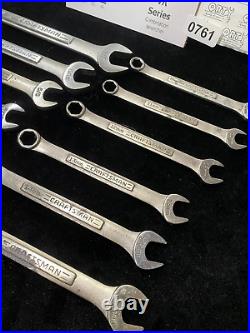 Craftsman USA 14 Piece 6 Point Combination Wrench Set SAE & Metric NOS Damaged