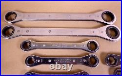 Craftsman USA 21Pc SAE & Metric Ratcheting Wrench Set 7mm to 21mm 1/4 to 1-1/4