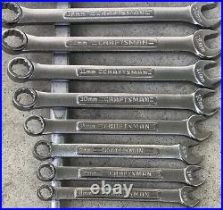 Craftsman USA 6mm 20mm 12 Point Combination 15 Piece Metric Wrench Set