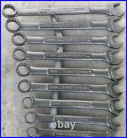 Craftsman USA 6mm 20mm 12 Point Combination 15 Piece Metric Wrench Set