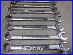 Craftsman USA Metric Combination Wrench Set x30 6-19mm +22mm Vtg Most Near NOS