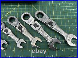 Craftsman USA Short Locking Flex Ratcheting 7-pc Wrench Set 12pt Sae 942040