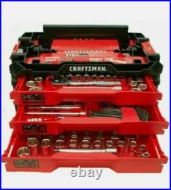 Craftsman VERSASTACK 216 pc. Mechanic's Tool Set SAE /Metric 3 Drawer Case